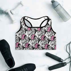 Thirst trap xoxo Padded Sports Bra