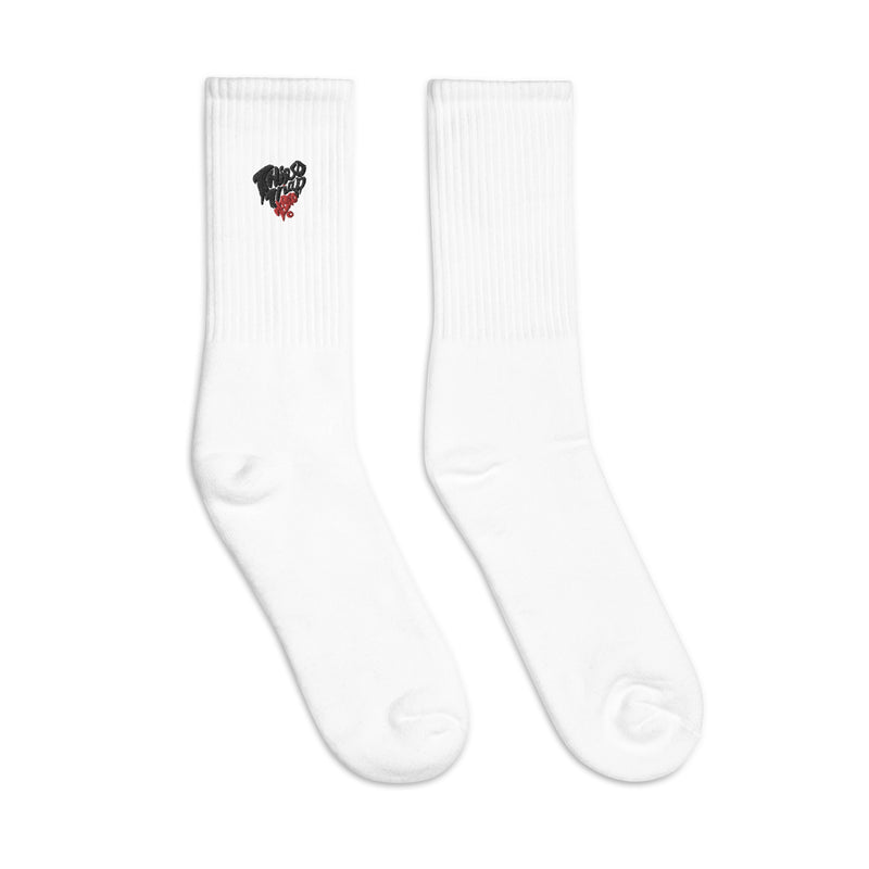 THIRST TRAP XOXO Embroidered socks