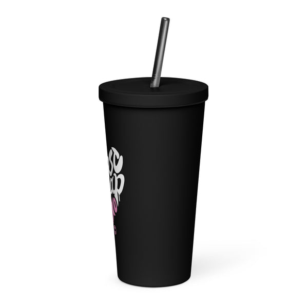 Thirst Trap xoxo Insulated tumbler with a straw