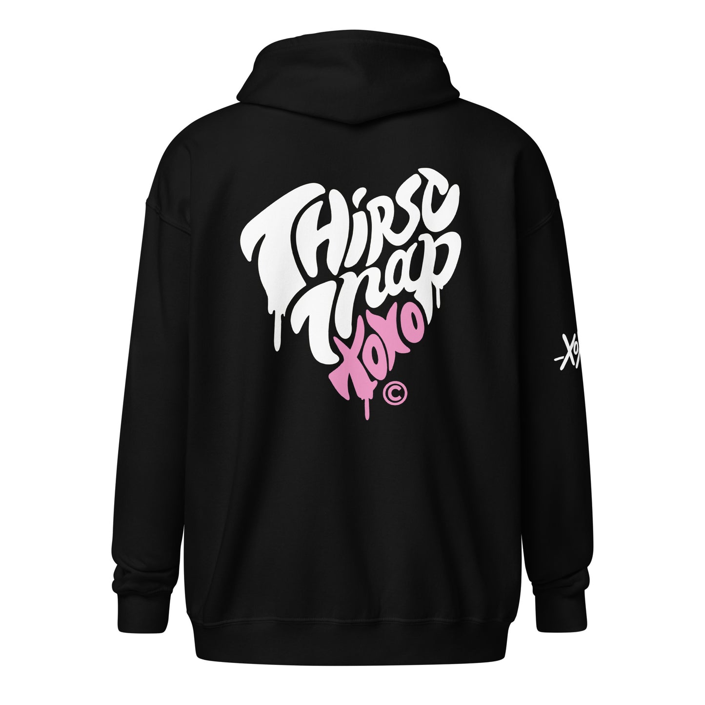 THIRST TRAP XOXO ZIPPER HOODIE