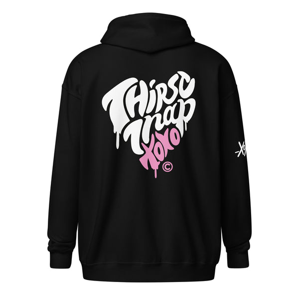 THIRST TRAP XOXO ZIPPER HOODIE