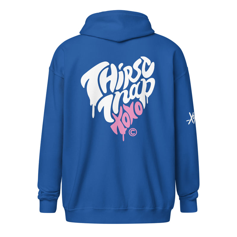 THIRST TRAP XOXO ZIPPER HOODIE